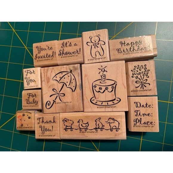 Stampin Up Announcements Rubber Stamp Set - Picture 8 of 10